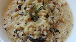Recepta de cuina de Arròs cremós de bolets